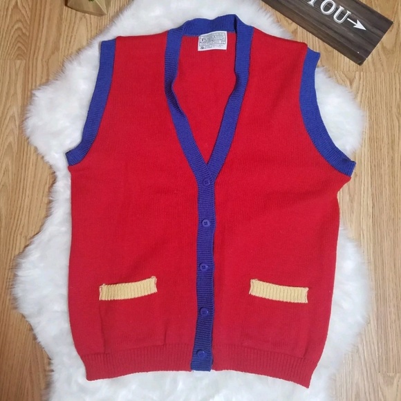 Pendleton Jackets & Blazers - Pendleton Vtg Vest Colorblock Rare